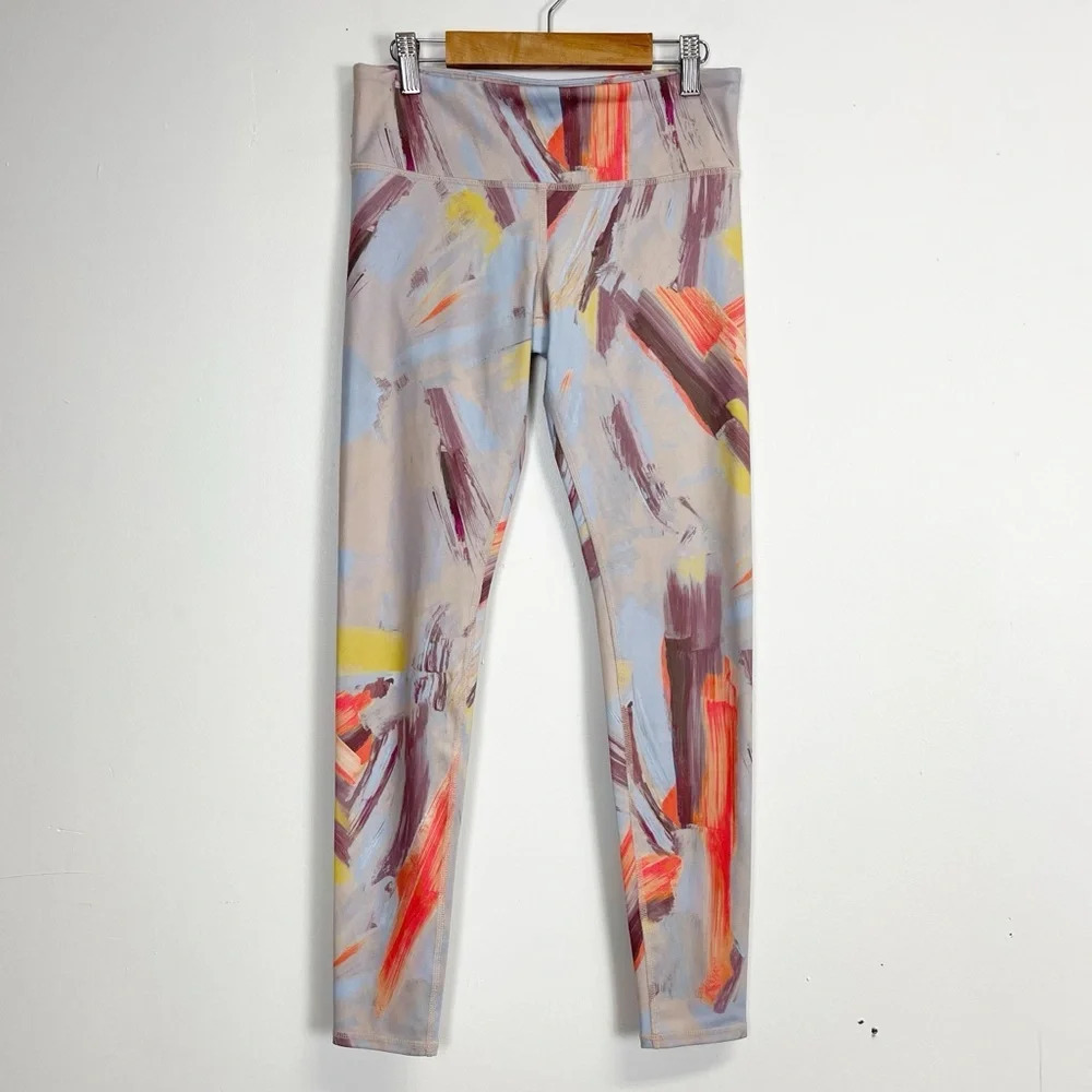 Alo Yoga Airbrushed Leggings Womens Size Small Multicolor Athletic Athleisure